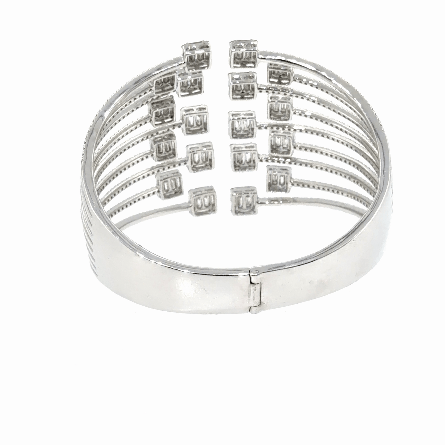 18KT WHITE GOLD DIAMOND BRACELET