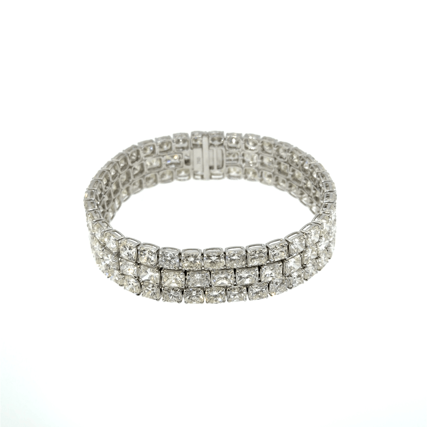 18KT WHITE GOLD DIAMOND BRACELET