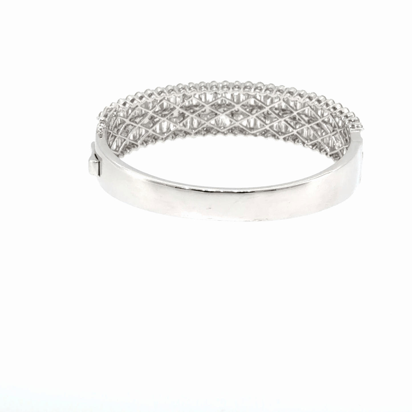 18KT WHITE GOLD DIAMOND BRACELET